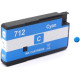CARTOUCHE JET D'ENCRE GENERIQUE HP 3ED67A / 712 CYAN 29ML