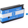 CARTOUCHE JET D'ENCRE GENERIQUE HP 3ED67A / 712 CYAN 29ML