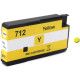 CARTOUCHE JET D'ENCRE GENERIQUE HP 3ED69A / 712 JAUNE 29ML