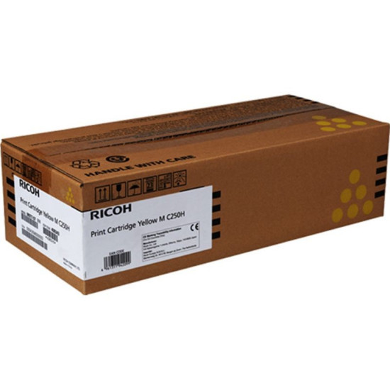 TONER LASER ORIGINAL RICOH 408343 / MC250 / P301 JAUNE 6300 PAGES