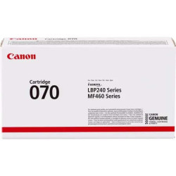 TONER LASER ORIGINAL CANON CRG070BK / 070 / 5639C002 NOIR 3000 PAGES