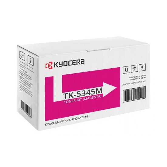TONER LASER ORIGINAL KYOCERA TK5345M / 1T02ZLBNL0 MAGENTA 9000 PAGES