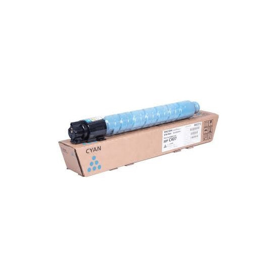 TONER LASER ORIGINAL RICOH MPC-407 / MPC407 / 842212 CYAN 8000 PAGES