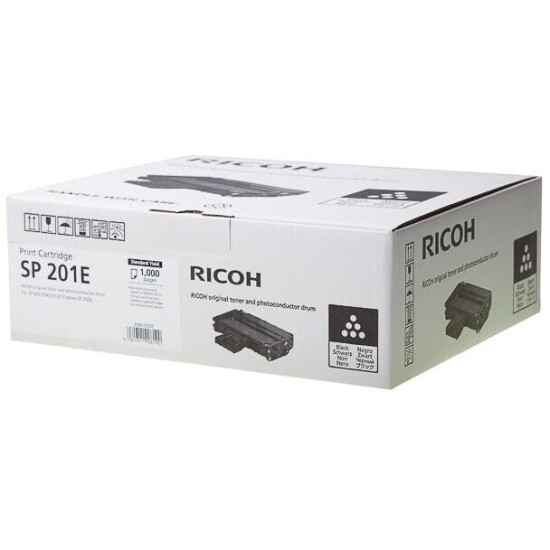 TONER LASER ORIGINAL RICOH SP201 / 407999 NOIR 1000 PAGES
