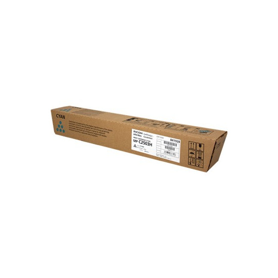 TONER ORIGINAL RICOH MPC2503 / 841928 / 841928 CYAN 9500 PAGES