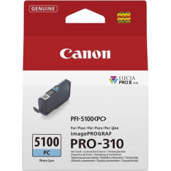 CARTOUCHE ORIGINAL CANON PFI5100PC / 6956C001 CYAN PHOTO 14.4ML
