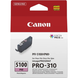 CARTOUCHE ORIGINAL CANON PFI5100PM / 6957C001 MAGENTA PHOTO 14.4ML
