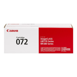 TONER LASER ORIGINAL CANON CRG072BK / 072 / 5647C002 NOIR 1400 PAGES