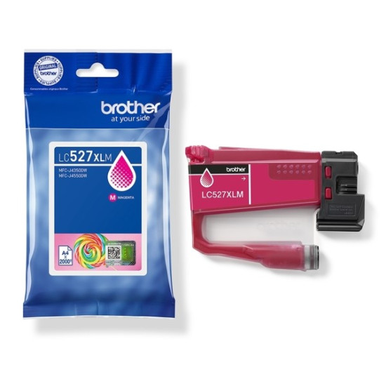 CARTOUCHE JET D'ENCRE ORIGINAL BROTHER LC527XL MAGENTA 2000 PAGES