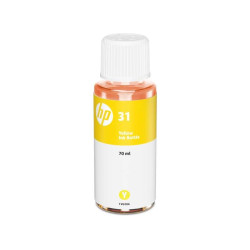 BOUTEILLE D'ENCRE ORIGINAL HP 1VU28AE JAUNE 70ML N°31