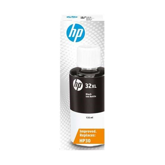 BOUTEILLE D'ENCRE ORIGINAL HP 1VV24AE NOIR 140ML N°32XL