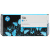 CARTOUCHE JET D'ENCRE ORIGINAL HP 738 / 676M6A CYAN 300ML