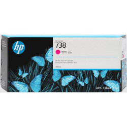CARTOUCHE JET D'ENCRE ORIGINAL HP 738 / 676M7A MAGENTA 300ML