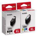 PACK 2 CARTOUCHES ORIGINAL CANON PG595XL / CL586XL / NOIR ET COULEUR
