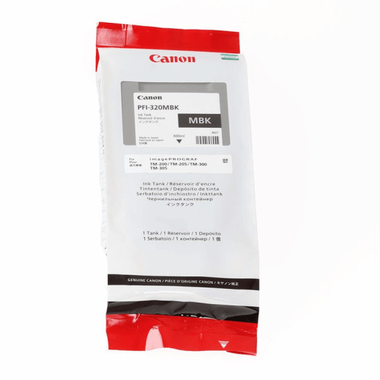 CARTOUCHE ORIGINAL CANON PFI-320 / PFI320 / 2889C001 NOIR MAT 300ML