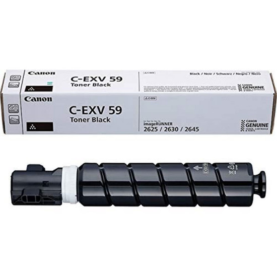 TONER ORIGINAL CANON CEXV59 / C-EXV59/ 3760C002 NOIR 30000 PAGES