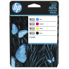 PACK 4 CARTOUCHES ORIGINAL HP 6ZC73AE / 903 / 1BK-1C-1M-1Y