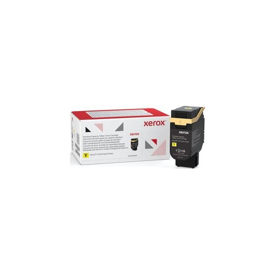 TONER LASER ORIGINAL XEROX 006R04680 / C415 / C410 JAUNE 2000 PAGES