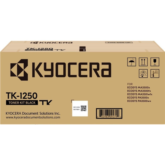 TONER LASER ORIGINAL KYOCERA TK1250 / 1T0C3H0NL0 NOIR 3000 PAGES