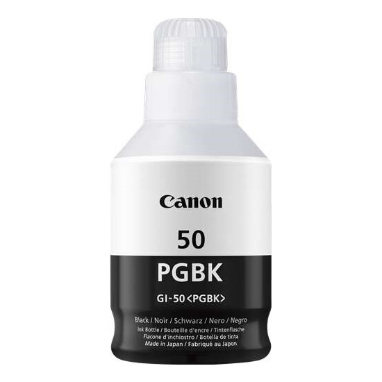 BOUTEILLE ORIGINAL CANON GI50 / GI-50 / 3386C001 NOIR 6000 PAGES
