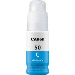 BOUTEILLE ORIGINAL CANON GI50 / GI-50 / 3403C001 CYAN 7700 PAGES