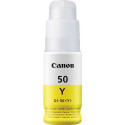 BOUTEILLE ORIGINAL CANON GI50 / GI-50 / 3405C001 JAUNE 7700 PAGES