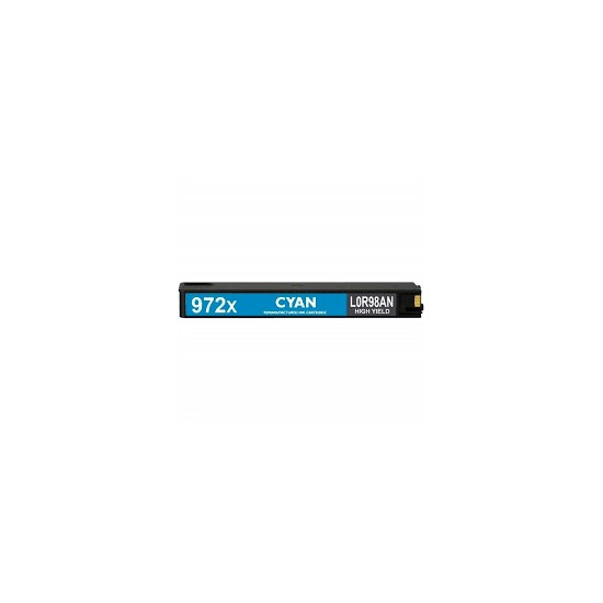 CARTOUCHE JET D'ENCRE GENERIQUE HP L0R98AN CYAN 7000 PAGES N°972X