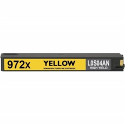 CARTOUCHE JET D'ENCRE GENERIQUE HP L0S04AN JAUNE 7000 PAGES N°972X